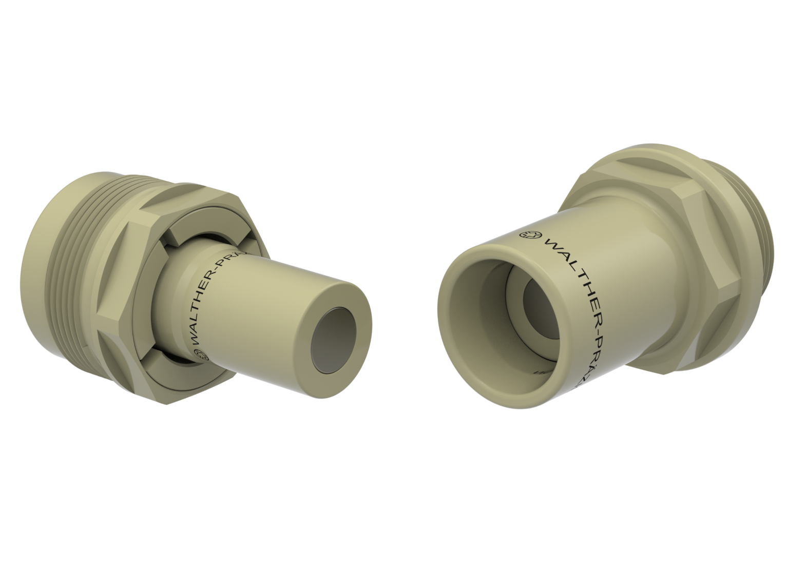 Fluidelement / Einbauelement als Trockenkupplung mit Clean-Break Technologie