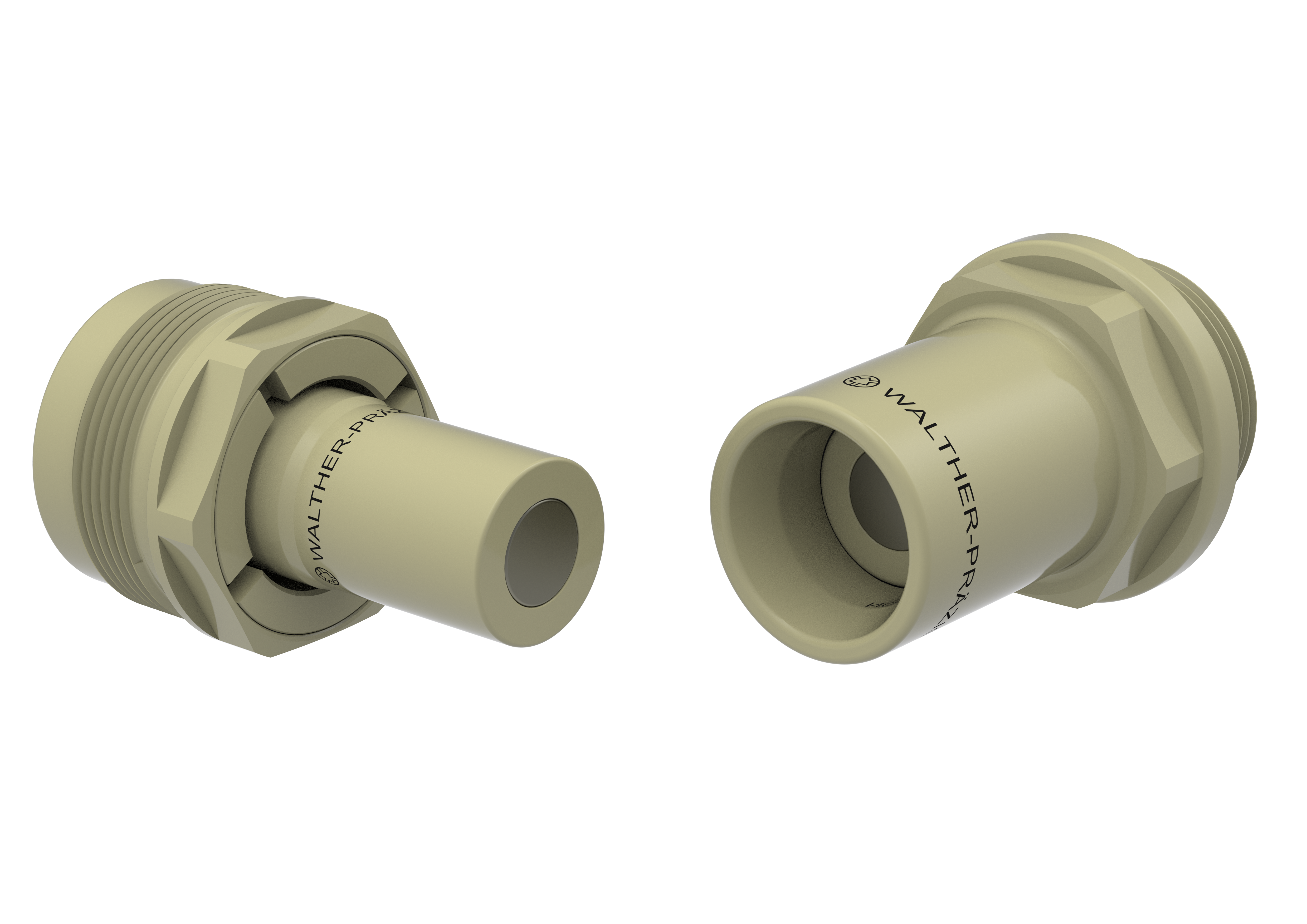 Fluidelement / Einbauelement als Trockenkupplung mit Clean-Break Technologie