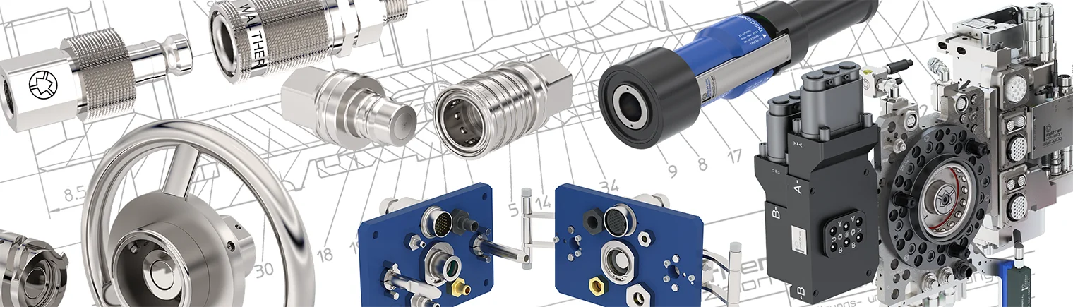 Technische Komponenten, Hydraulik und Pneumatik im Anlagendesign für industrielle Anwendungen